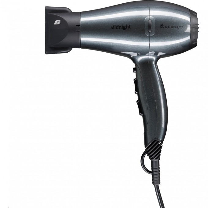 Фен DEWAL PRO MIDNIGHT 03-107, серый 03-107 Grey