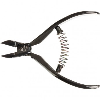 Кусачки для ногтей DEWAL 20 мм, черные глянцевые