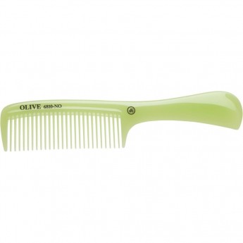 Расческа рабочая OLIVE с ручкой DEWAL CO-6810-OLIVE